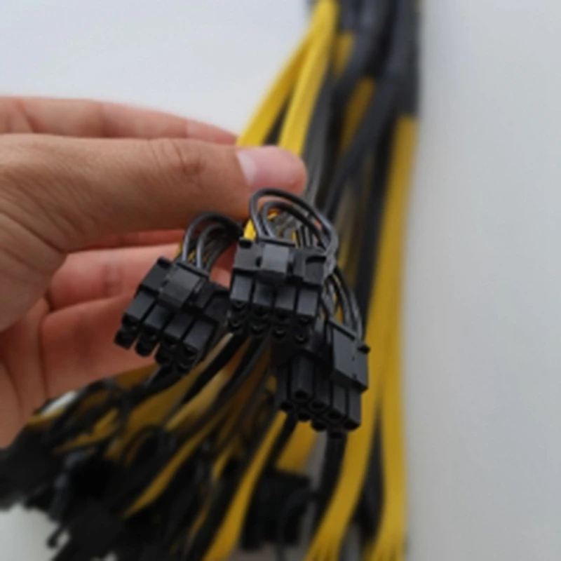 Кабель питания 6 + 2 Pin линия карты от 1 до 3 6Pin 2-контактный кабель адаптера 12AWG 18awg