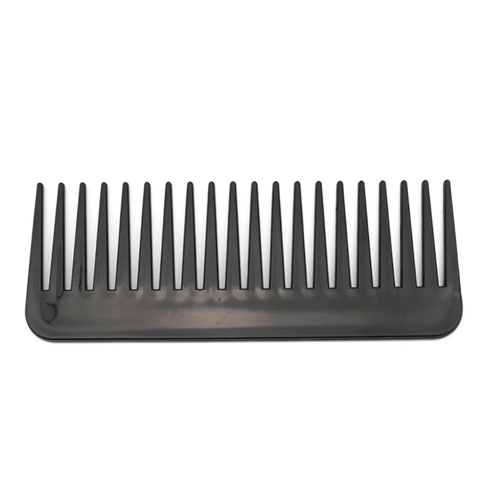 

1pcs 19 Teeth Tooth Comb Large Wide Black Plastic Pro Salon Barber Hairdressing Combs Reduce Hair Loss Hair Care Tool