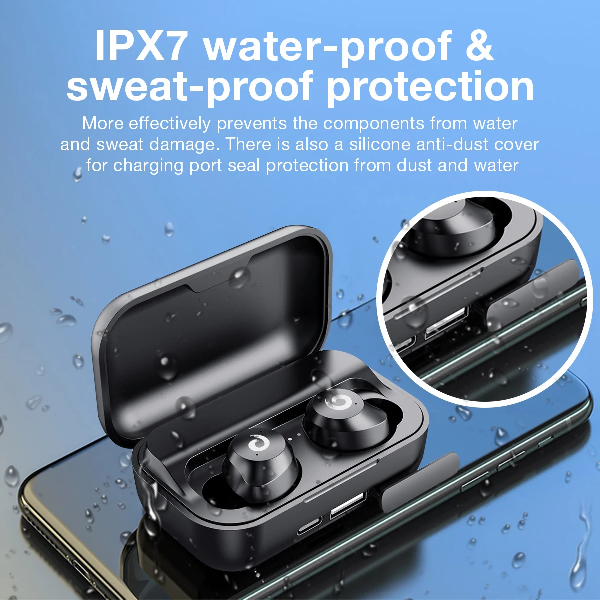 ZQB X9S-P HiFi Stereo Sound Headset Wireless Bluetooth 5.3 Earbuds In-ear Earphone Touch Control Headphone with Microphone | Электроника