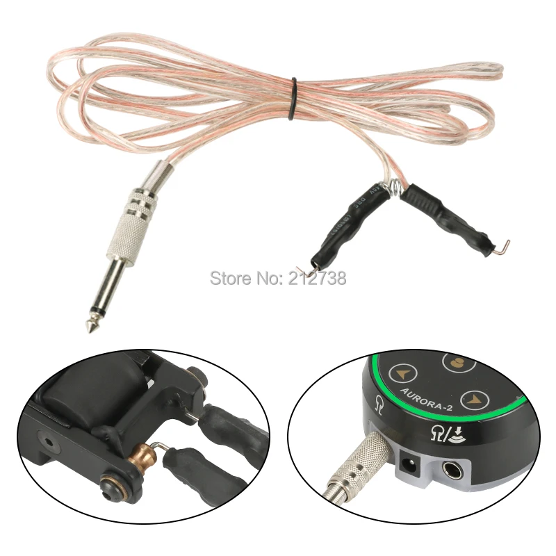 1.75m Tattoo Clip Cord Power Supply Accessories Cabel Machine Cable Clip Cord Hook Line Cabo Para Maquina Professional