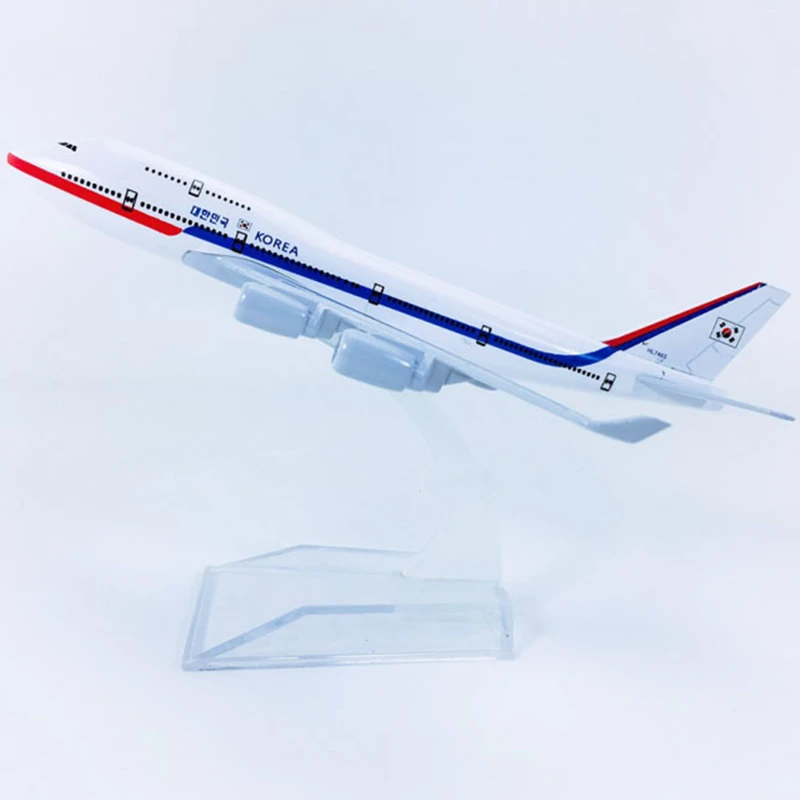 16 см корейские самолеты воздушные Boeing B737 B747 Airbus A320 A380 литые под давлением