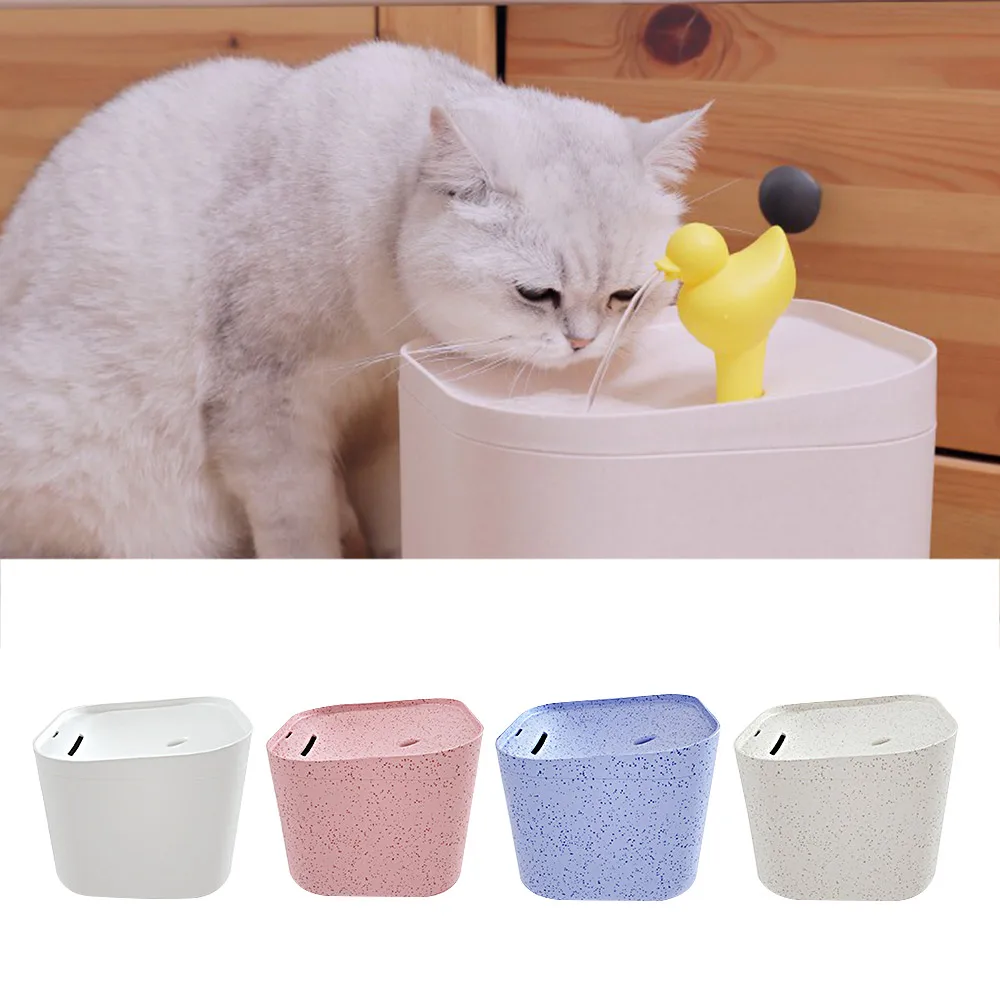 

2.5L Pet Cat Fountain Automatic Water Dispenser Adjustable Pet Water Dispenser For Cats Dog Puppy Duckling Waterer Dispenser