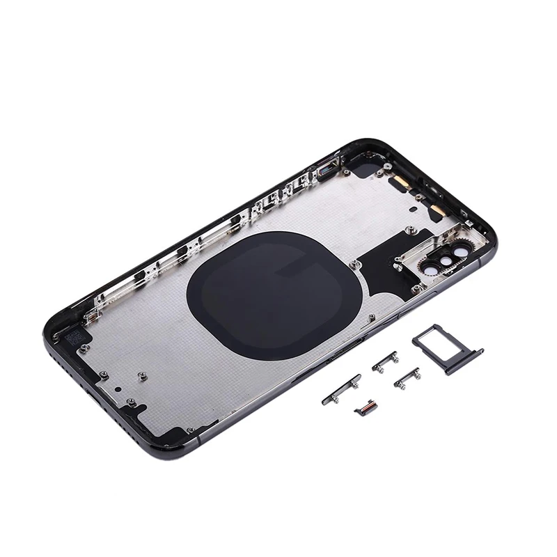 Задняя крышка для iphone X/XS Xmax батарея задняя X max средняя рамка Шасси Полный корпус