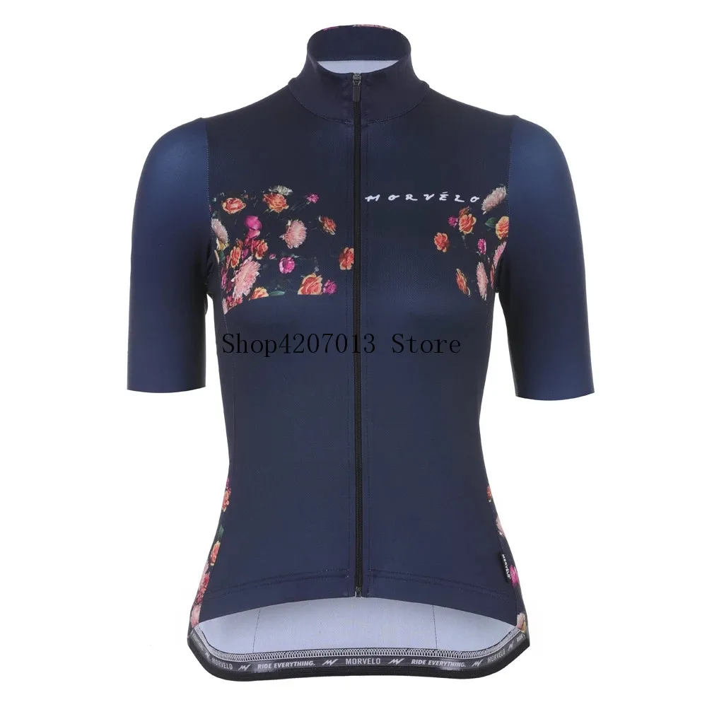 Morvelo 2019 стандартные летние женские платья короткий рукав Велоспорт Джерси