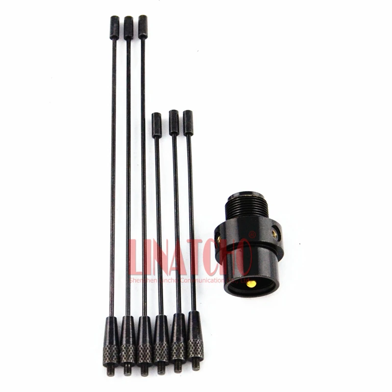 LINATCHO RE-02 10-1300 МГц UHF PL259 к SO239 Автомобильная Мобильная радиоантенна усиление