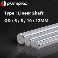 liner rail od 681012mm linear shaft lenght 200 250 300 320 339 350 370 400 500 mm for 3d printer x y z axis cnc parts