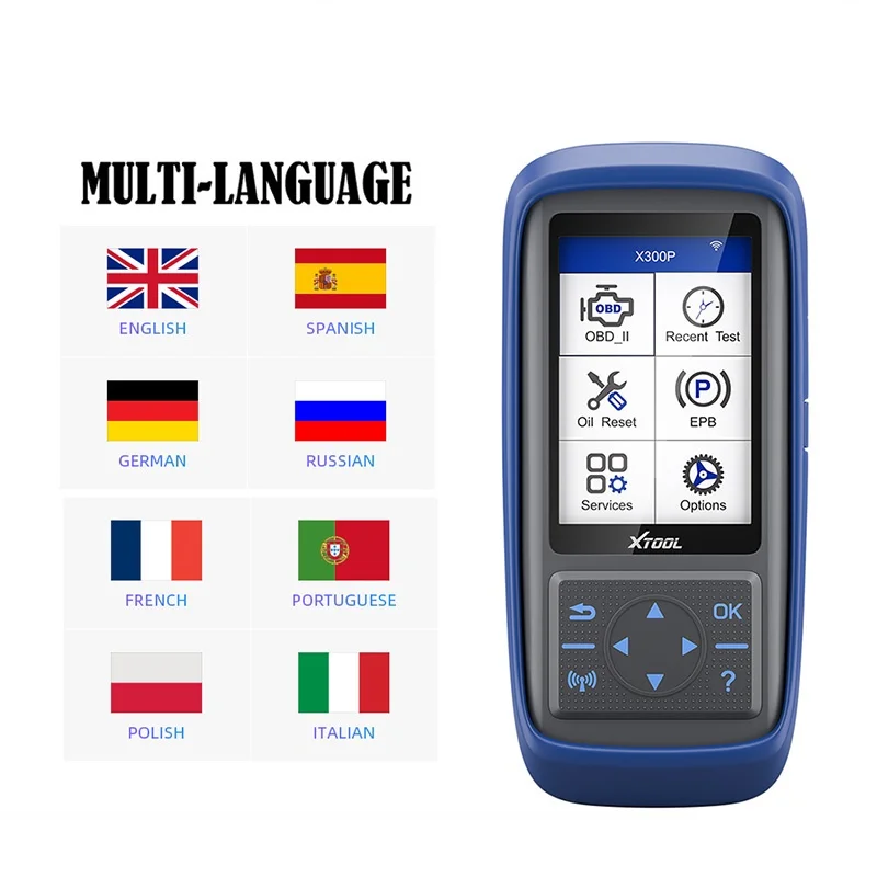 XTOOL X300P OBD2 автомобильный диагностический инструмент автомобиля масло сканера
