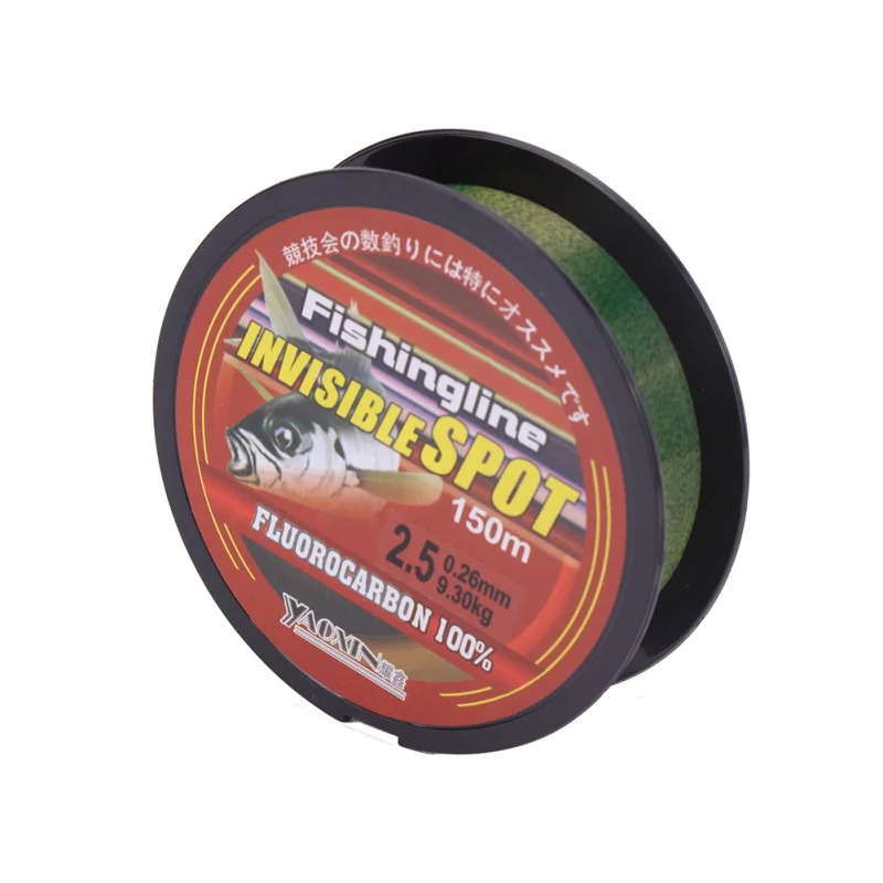 Супернейлоновая прочная рыболовная леска 150 м пятнистая износостойкая невидимая