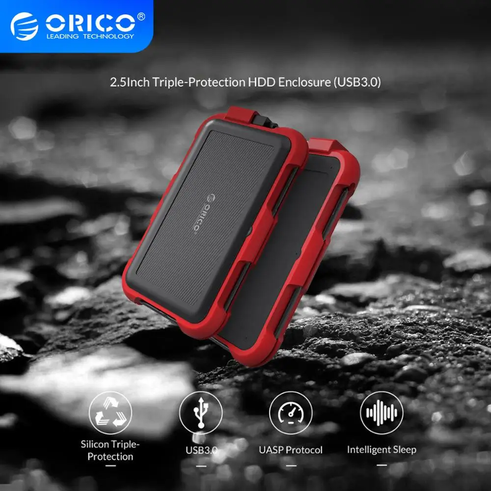 ORICO 2 5 до 3 дюйма адаптер жесткого диска HDD Caddy Поддержка SATA 0 7/9 5/12 мм дюймов hdd и SSD