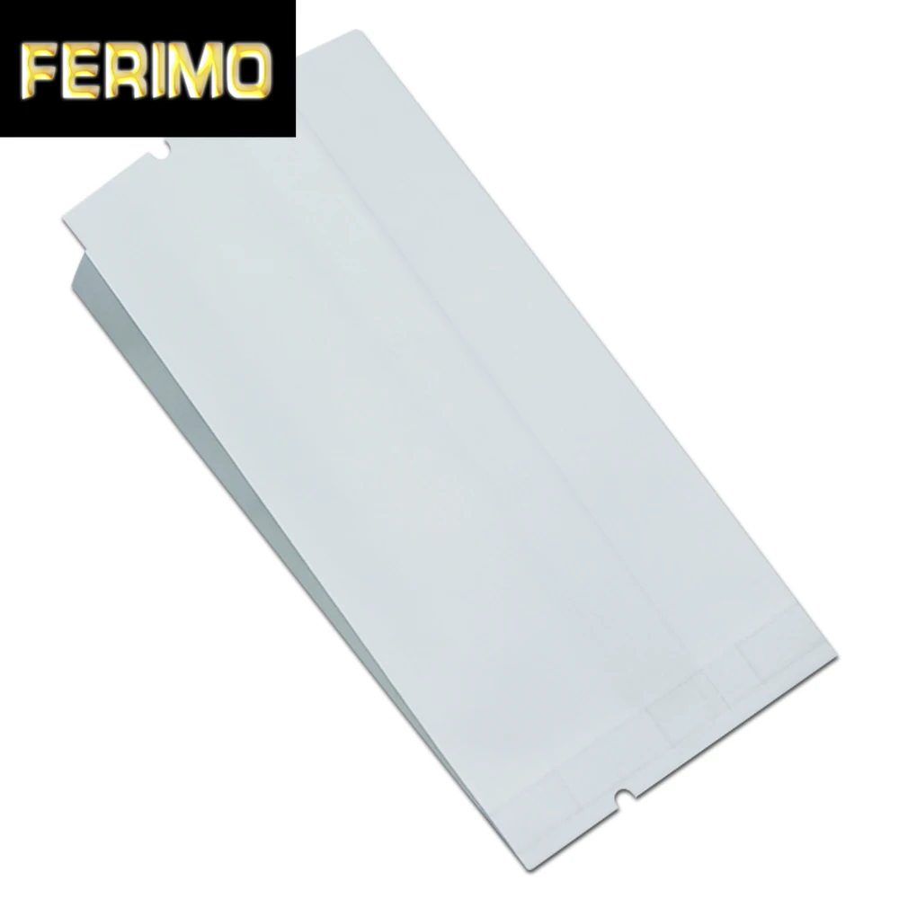 1400 шт. белая крафт бумага алюминиевая фольга боковой ластовичный пакет для