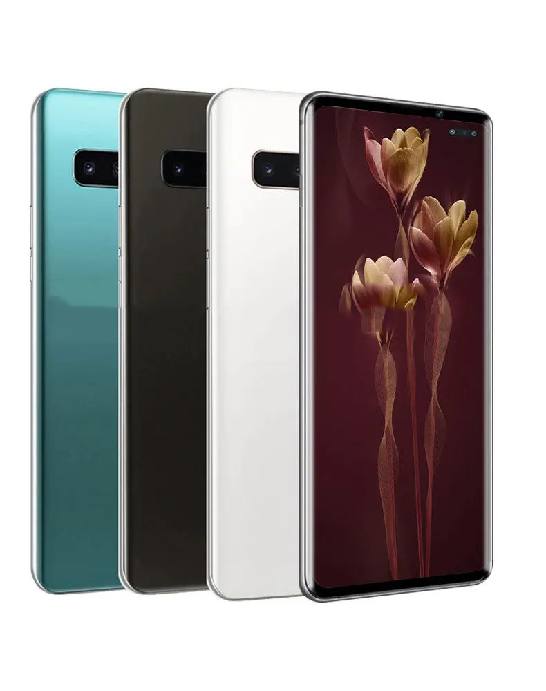 

Smartphone AndroidS10+ FullScreen 8 +256 GB Finger Face ID Dual Camera Smart Mobile Cell Phone Handset Cheap phone celular