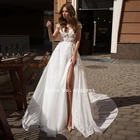 Женское свадебное платье It's yiiya, белое кружевное платье в стиле бохо с открытой спиной на лето 2021