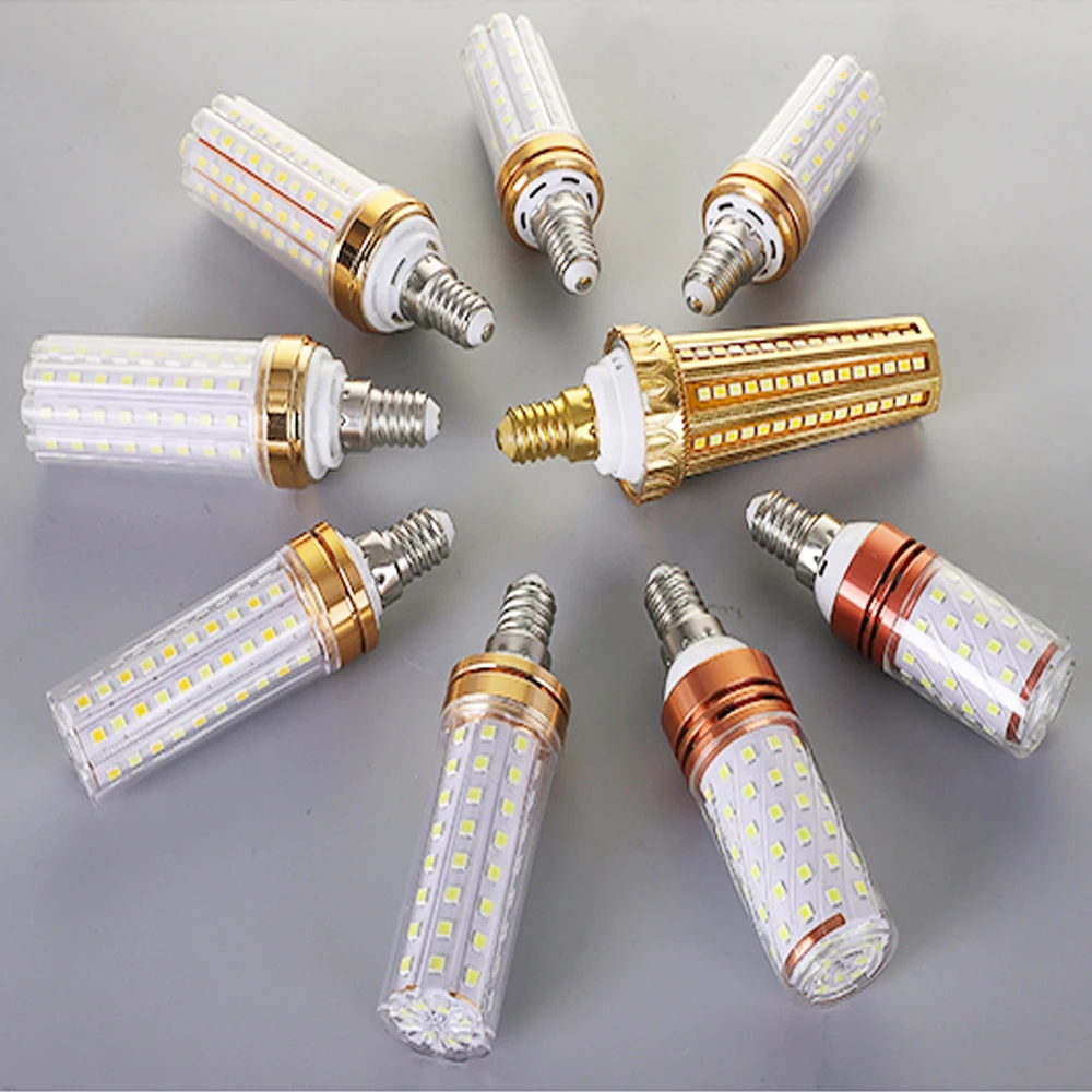 Светодиодный лампы E27 E14 8 Вт 12 16 SMD Светодиодная лампа светильник лампочка 220V