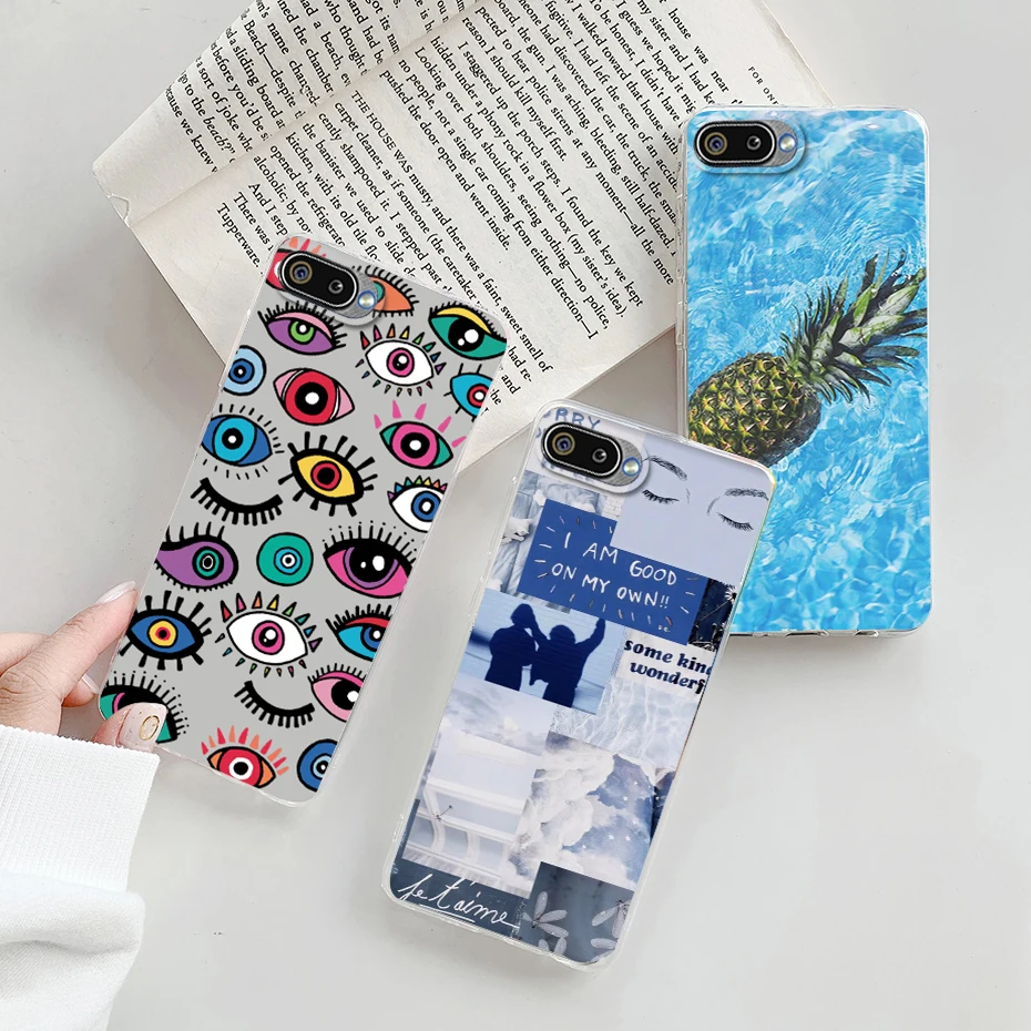 for realme c2 a1k a1 k case tpu silicone soft cover phone case for oppo a1k rmx1941 a1k a1 k cph1923 realmec2 coque cases 6 1 free global shipping