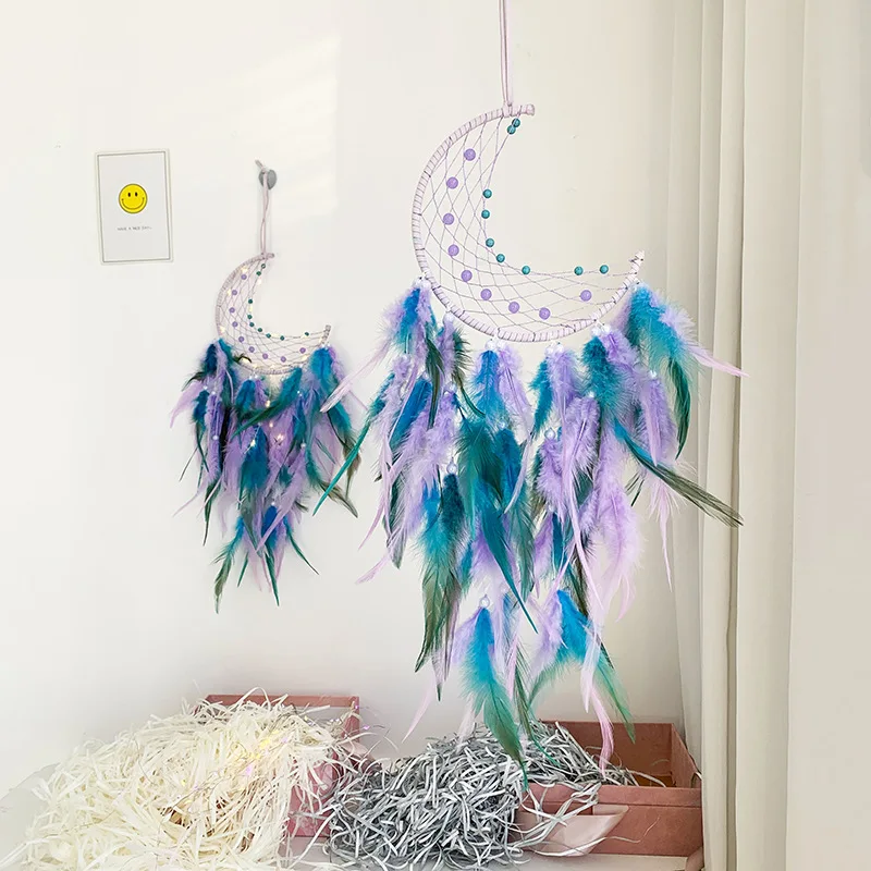 

Dream Catcher Wall Hanging Wind Chimes Kawaii Room Decor For Girl Women Kids Home Decoration Nordic Bedroom Macrame Tapestry