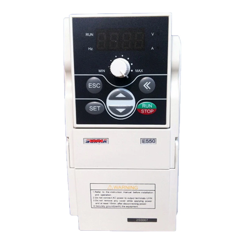 

New Original E550-4t0055L 3-Phase 380V 5.5kw 7.5HP 1000HZ VFD Inverter For Engraving Special