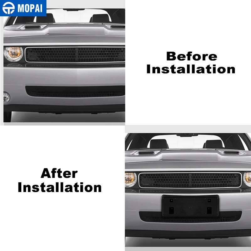 MOPAI номерной знак для Dodge Challenger 2015 + Автомобильный передний кронштейн аксессуары