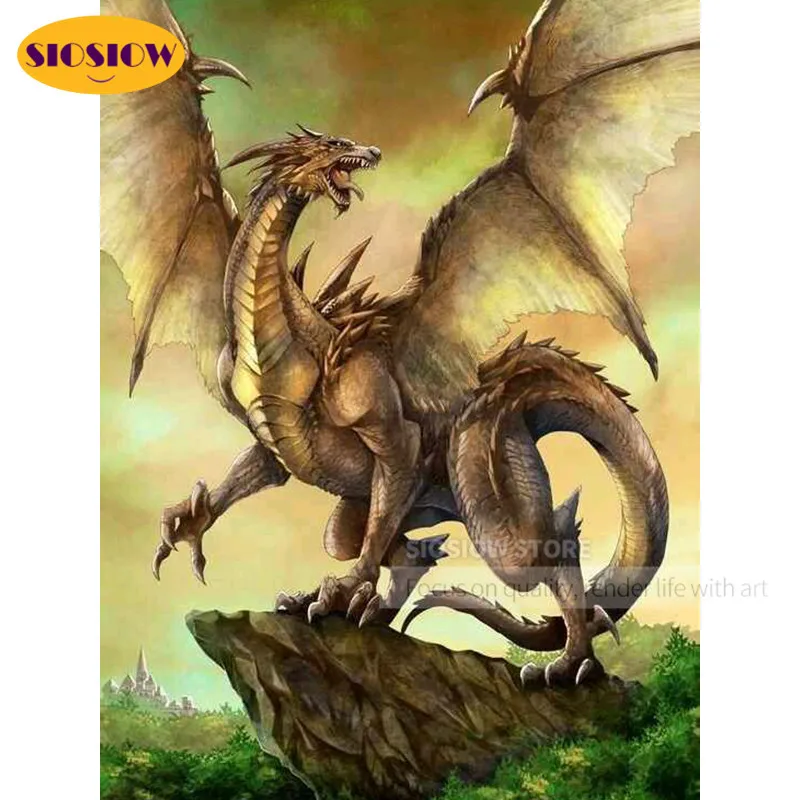 

SIOSIOW 5D алмазная вышивка с животными, искусственная вышивка крестом, украшение для дома