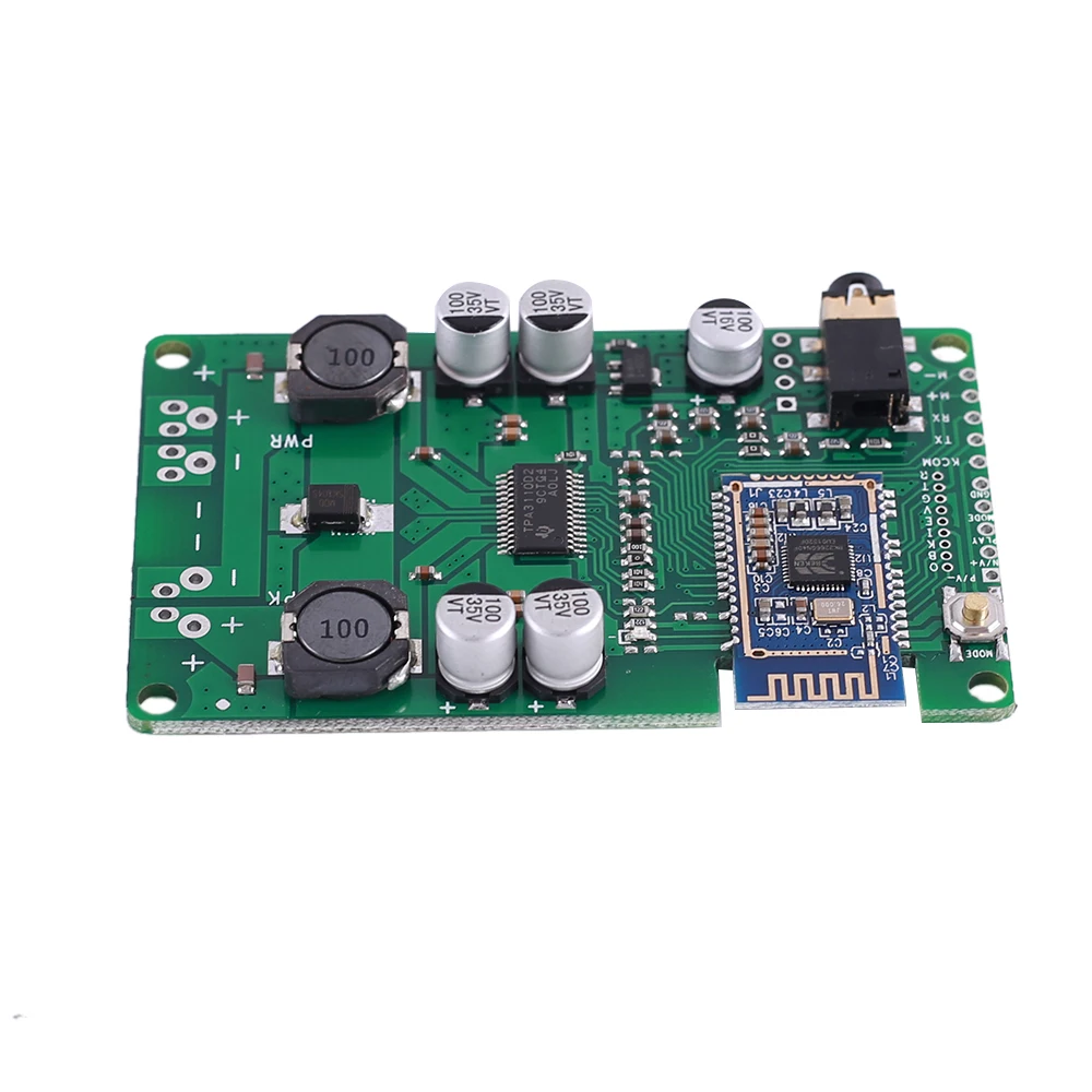 Моно Bluetooth модуль усилителя DC 12 В BLE5.0 TWS 20 Вт/30 Вт Bluetooth/микрофон/AUX аудиовход с