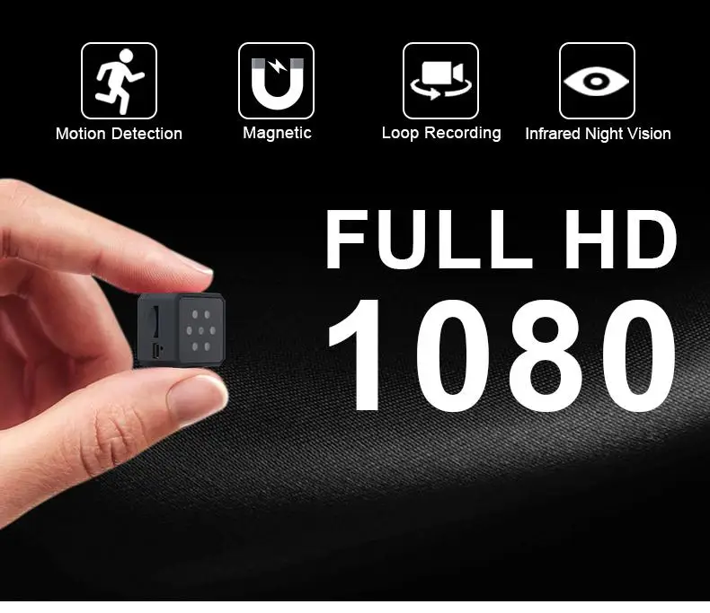 MD16 1080P мини камера инфракрасная ночная версия DVR видеокамера Магнитный рекордер