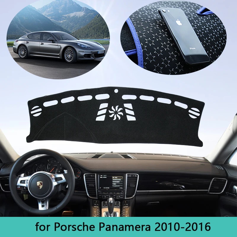 

Car Dashboard Carpet Cover For Porsche Panamera 2010~2016 Dash Mat Cape Anti-dirty Sun Shade Dashmat Automotive interior 2011