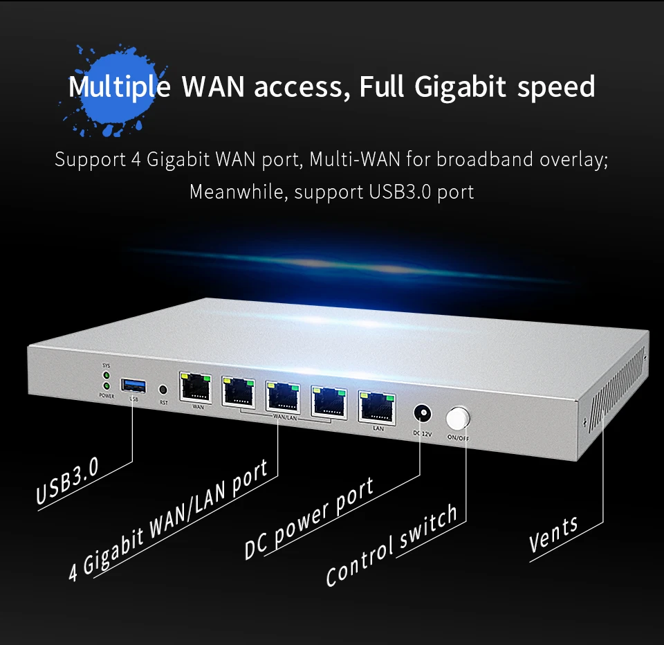 Wi-Fi-роутер Comfast CF-AC50 Гбит/с CoreGateway маршрутизатор переменного тока с несколькими WAN
