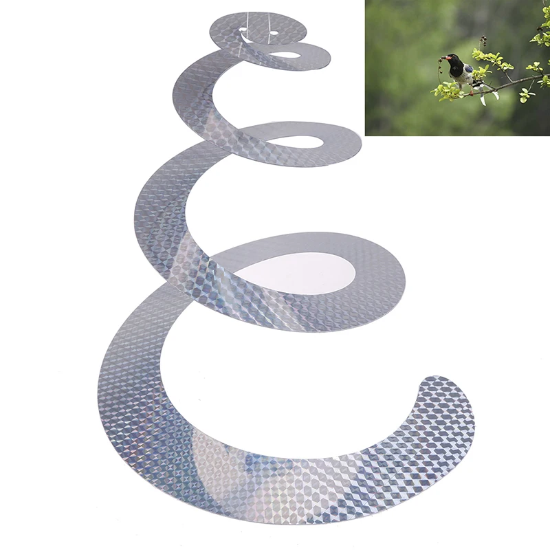 

1 Pc Bird Scare Tape Reflective Pigeons Ribbon Repellent Tape Discs Control Bird Scarer PVC Pest Control Deterrent Tapes