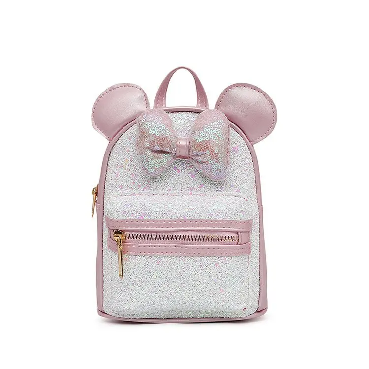 New Kindergarten Small Class School Bag Boy Girl Child Cute Cartoon Minnie Princess Mickey Mouse Backpack 3-7Y Baby PU | Игрушки и хобби