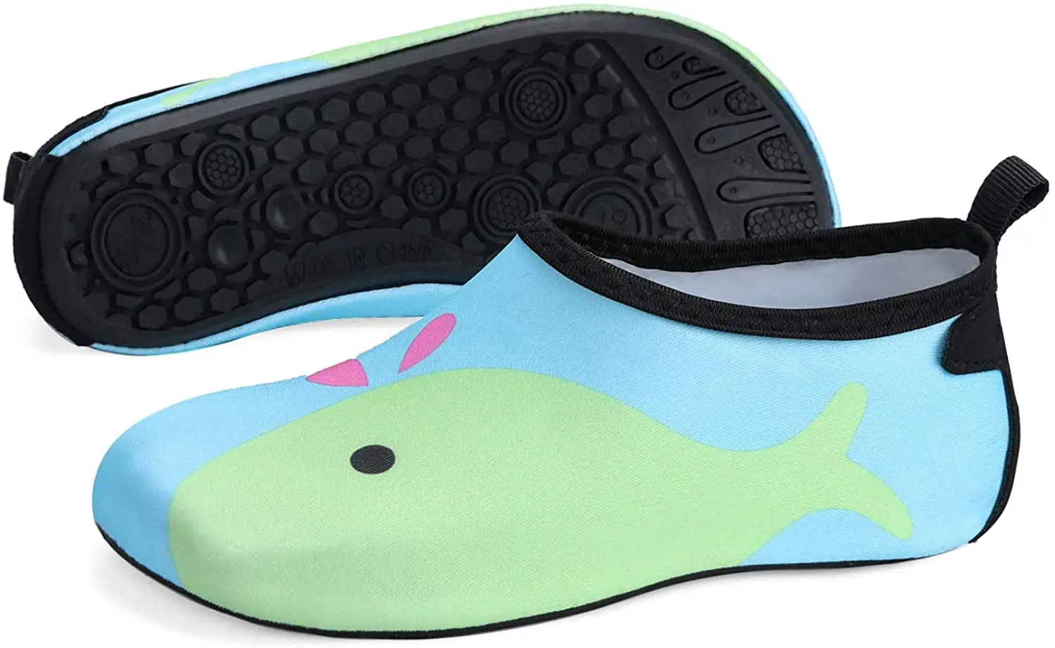 

Kushyshoo Unisex Kids Water Shoes Swim Skin Shoes Non-Slip Quick Light Dry Barefoot Aqua Socks for Beach Water Sandals