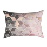 marbling style fashion simple cushion rectangular sofa cushion pillow pillow cushion double sided decorative lumbar pattern z2x3