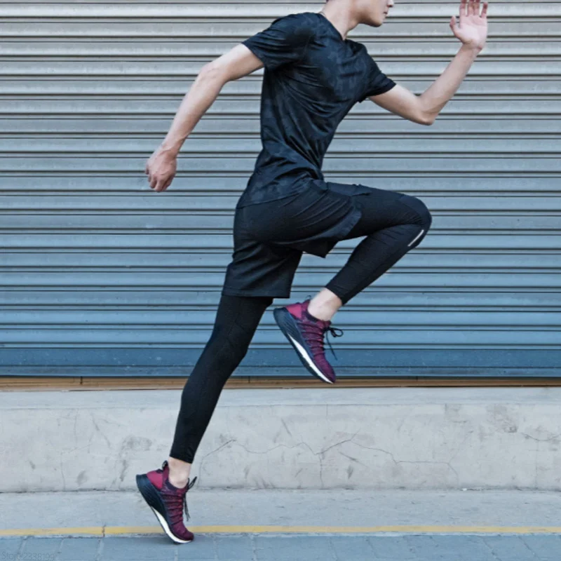 Xiaomi Mijia Shoes 3 Мужские Беговые Спортивные Нескользящие кроссовки композитная промежуточная подошва ПУ стабильная поддержка слой полный вид светоотражающий дизайн