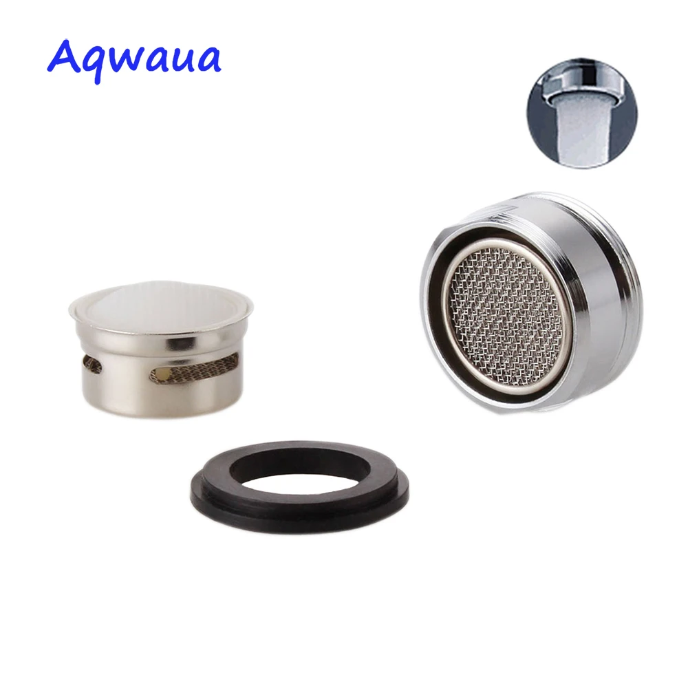 

Aqwaua Faucet Aerator Attachment on Crane SUS304 24MM Male Thread Full Flow Spout Bubbler Filter Kitchen Bathroom Accessories