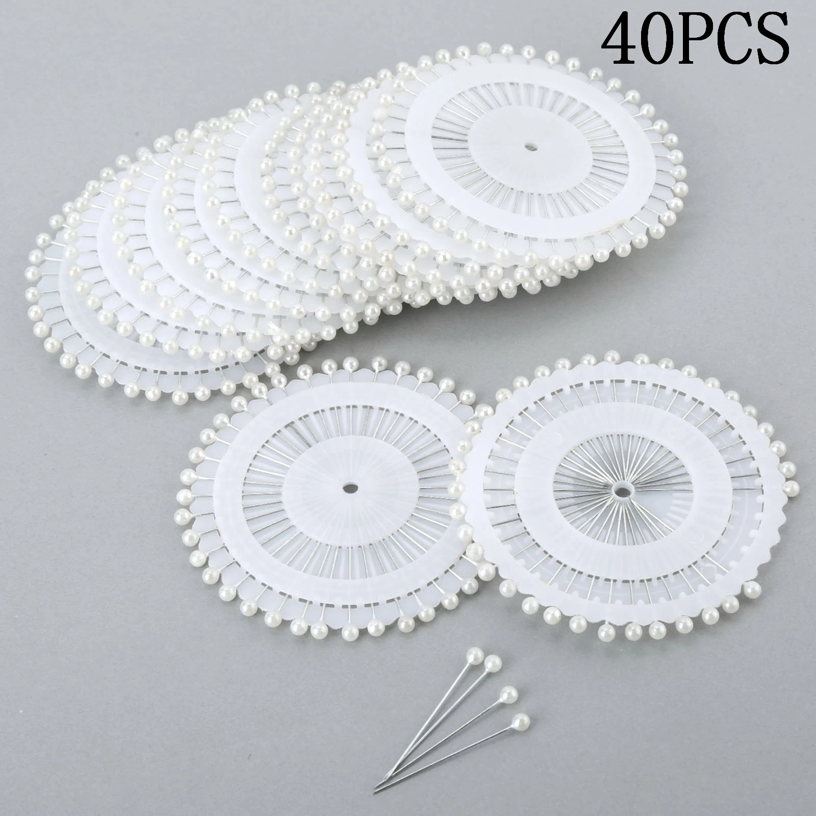 

480 шт. белые Искусственные круглые жемчужные прямые булавки кройка и шитье булавки ручной работы инструмент