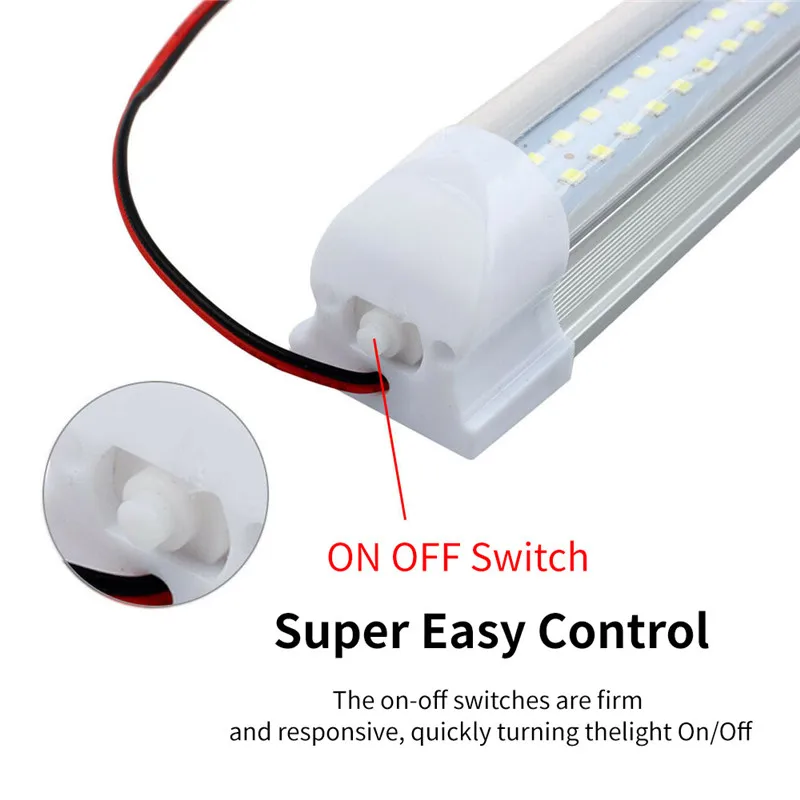 

2PCS 72 LED Car Interior White Strip Light 3.5W Truck Car Boat Emergency Camping Light Car Interior LED Compartment Lights