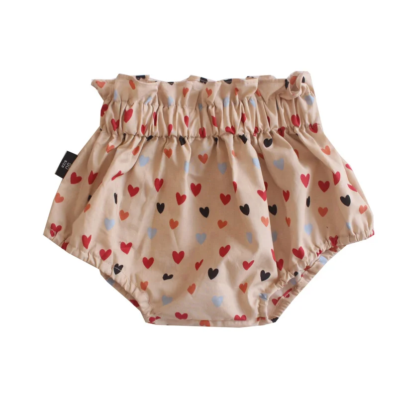 

2021 Summer New Girl Baby Infant Floral Love Bud Wearing Bread Pants