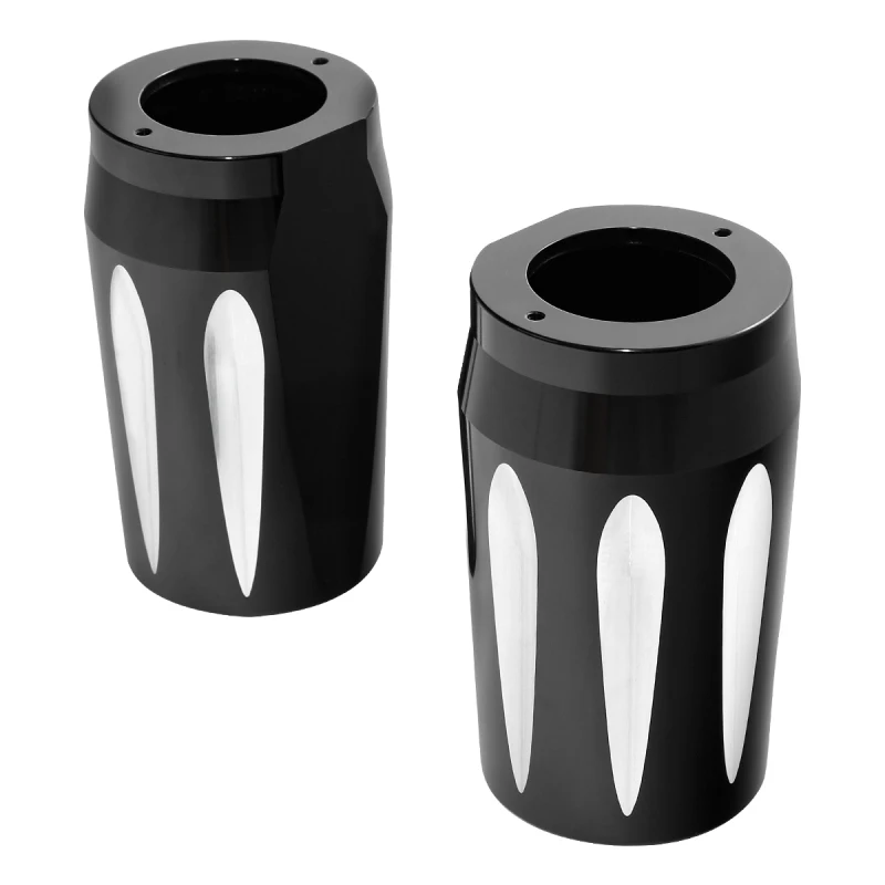 Мотоцикл вилка загрузки слайдер крышка корова колокол для Harley Touring CNC Street Glide Road King