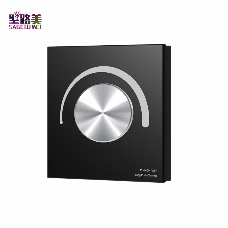 Флейта флейта одноцветная/cct/RGB стеклянная настенная поворотная панель DMX512