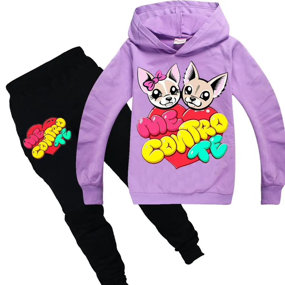 Комплект осенней одежды для маленьких мальчиков и девочек толстовка с капюшоном