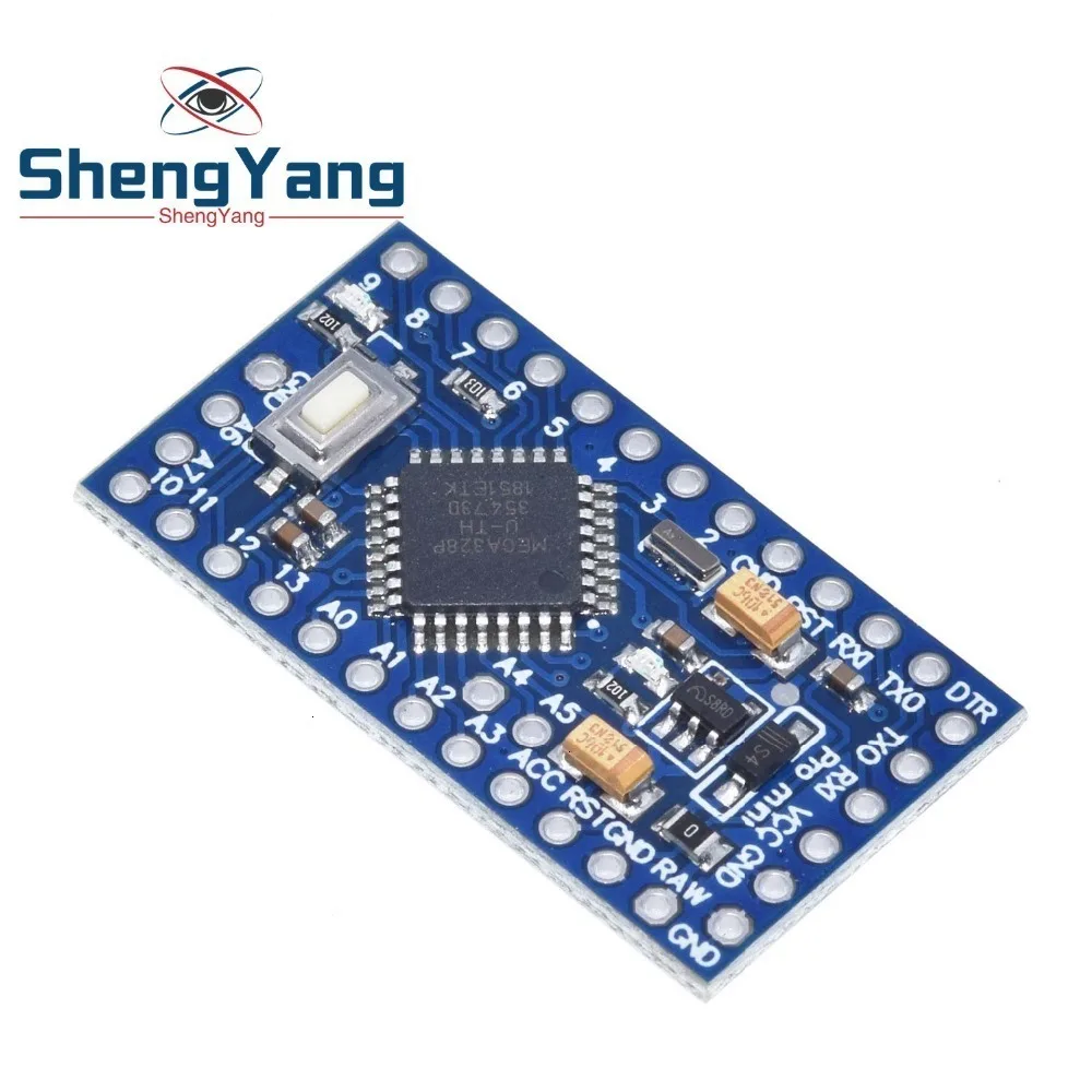 1 шт./лот ATMEGA328P Pro Mini 328 ATMEGA328 3,3 V/8 МГц 5 V/16 МГц для Arduino CP2102 PL2303 Ch340g FT2302RL драйвер