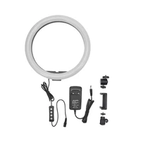 14 5500k dimmable led ring light diffuser mirror stand make up studio dimmable camera phone circle led selfie ring