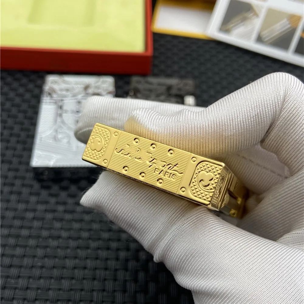 S.T газовая Зажигалка Ветрозащитная для сигарет Dupont яркая звуковая Зажигалка!