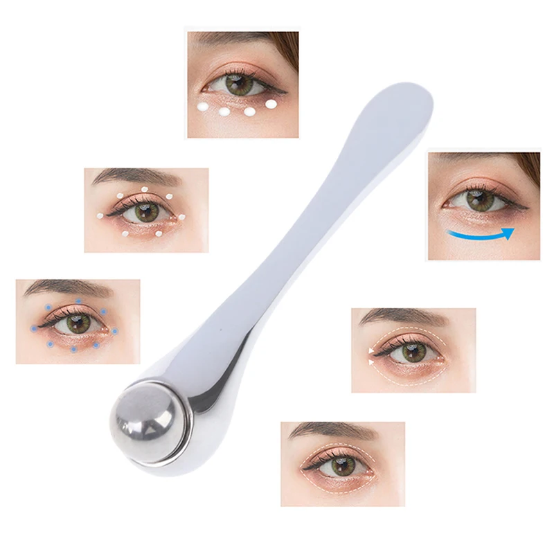 

Zinc Alloy Cosmetic Spatulas Facial Mask Spoon Eye Cream Mixing Spatula Scoop Anti Wrinkle Massage Sticks Makeup Tools