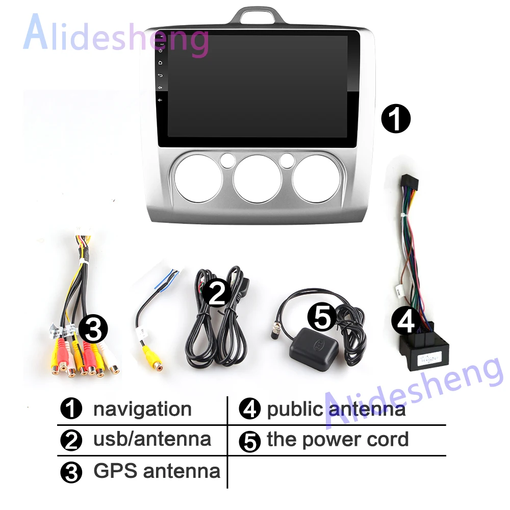 Автомобильный мультимедийный плеер с радио 4G Android 8 1 для Ford Focus EXI MT 2 3 Mk2 2004 2005 2006 2007