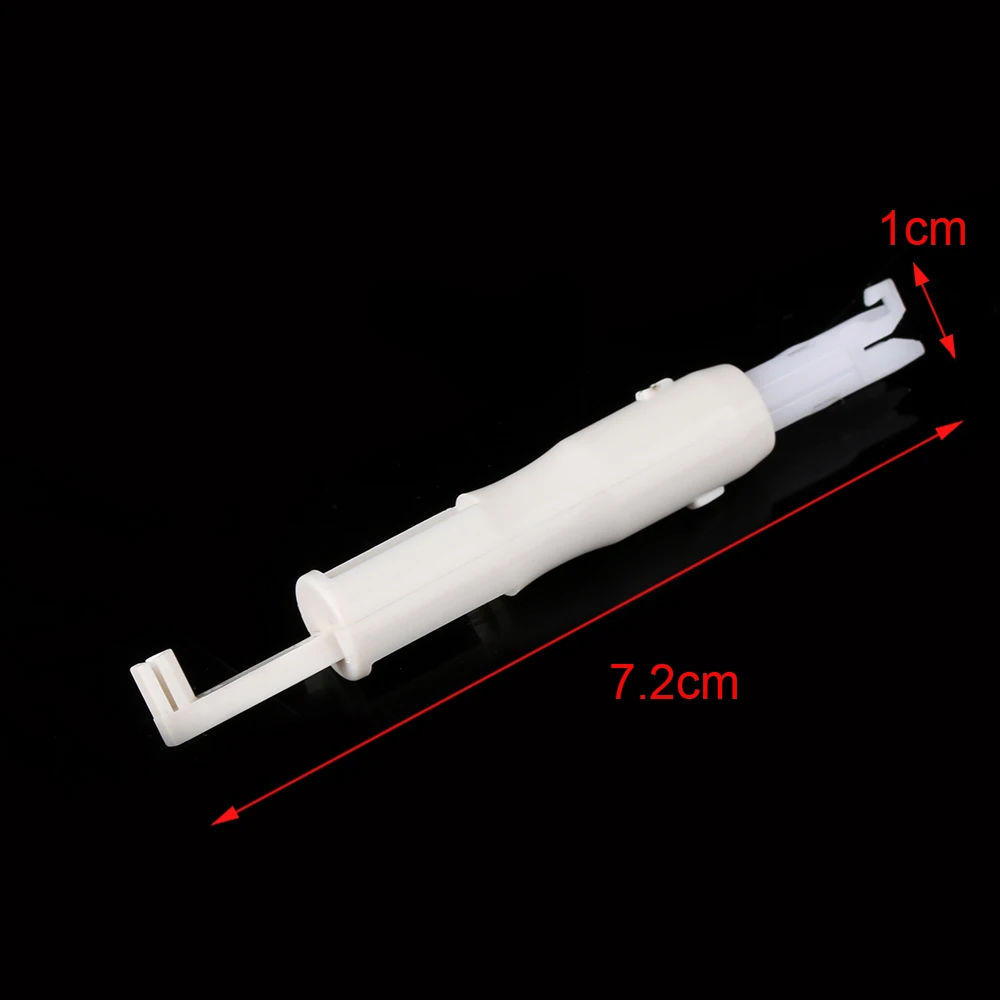 1 шт. портативная белая пластиковая ручка и металлическая вводная игла Threader