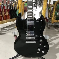 sg g400 electric guitar black color mahogany body rosewood fingerboard chrome hardware high quality guitarar free shipping