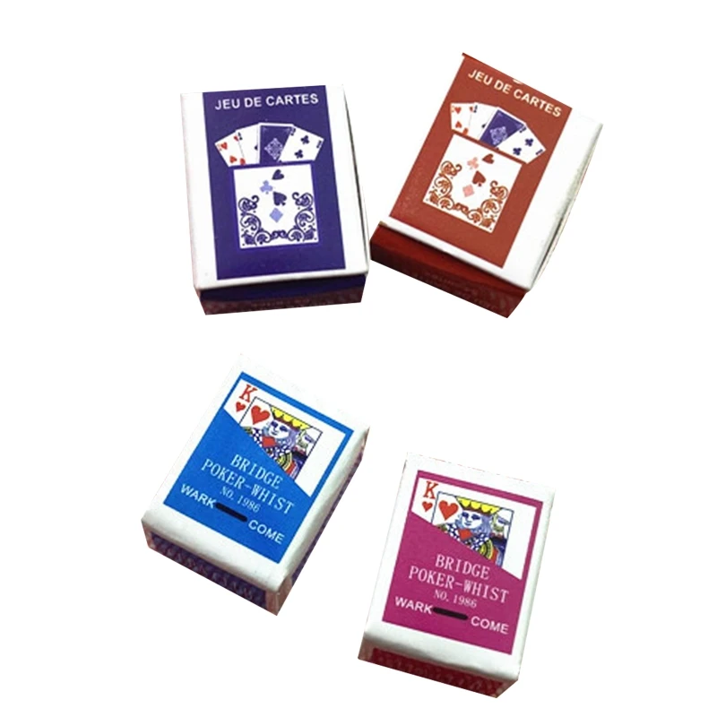 

H053 Deck of Paper Playing Cards Small Poker Interesting Playing Card Board Game Outdoor Travel Mini Size Poker Entertainment