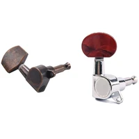 1 set copper guitar tuning pegs tuners machine head 3l3r 1 set 3l 3r chrome tuner key for electric acoustic guitar