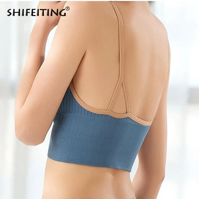 Топ женский бесшовный Модный укороченный топ пикантная майка уличная одежда на