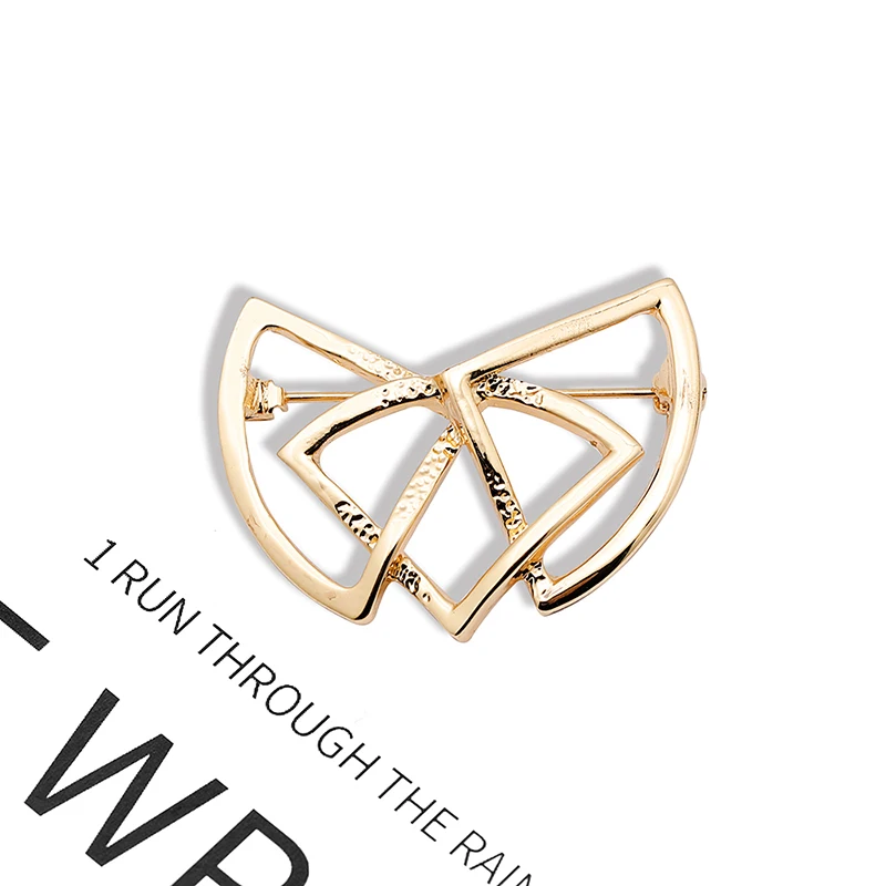 Простые Броши Zhijia в геометрическом стиле броши для мужчин и женщин аксессуары