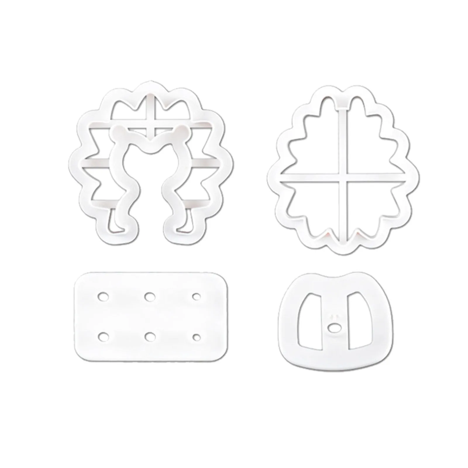 

4Pcs/Set Cookie Cutters Mold Cute Corgi Dog Shaped DIY Children's Food Baking Mold Hand Kitchenware Tools Bakery Accessories